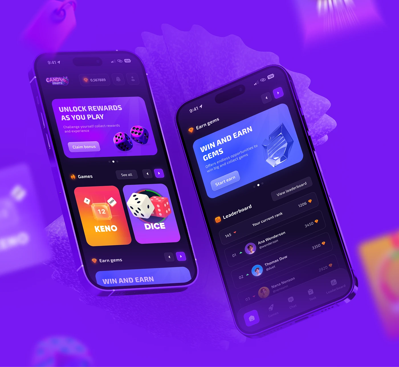 网络赌博手机APP界面